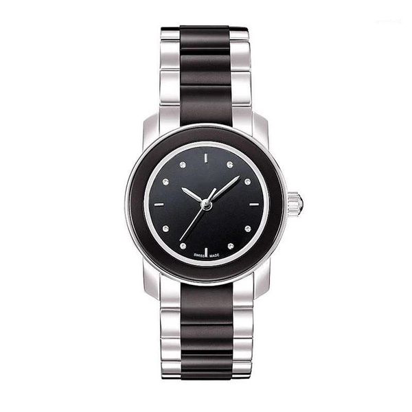 

women watches quartz movement 28mm 316l watchcase waterproof wristwatches women party watches1, Slivery;brown