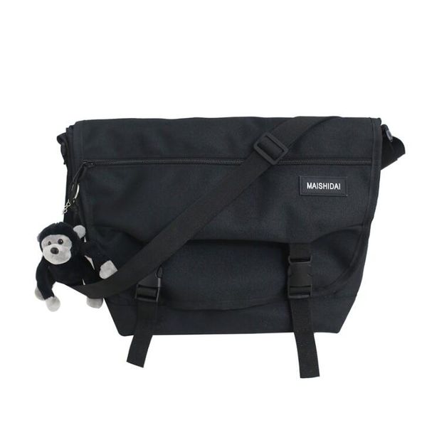 

new fashion man shoulder bags large capacity women shipping bags couples cross body canvas bag hip hop handbag