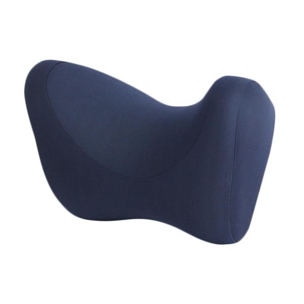 

car headrest neck pillow for seat chair in auto memory foam cotton cushion fabric cover soft head rest support travel office