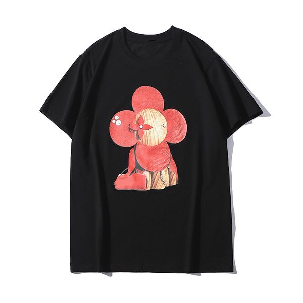 

мужчины женщины дизайнер футболки бренд футболка с животными печати с коротким рукавом роскошные футболки одежда топы оптовая, White;black