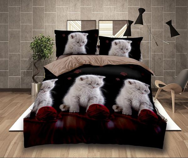 

wensd home textiles soft comfortable hello kitty duvet cover quality ab side bed cover set sheet pillowcase 3d jogo de cama