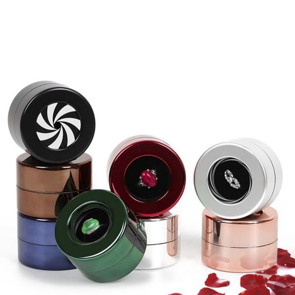 

storage box creative jewelry box rotating lifting necklace gift gift proposal proposal ring