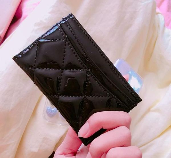 

Модный глянцевый PU мини кошелек с держателем известного символа держателя карты