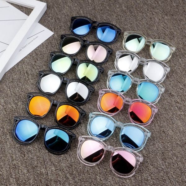 

kids sunglasses luxury baby girl sun glasses uv400 protection boys eyeglasses fashion children eyewear 12 designs wholesaele dhw3653, Blue