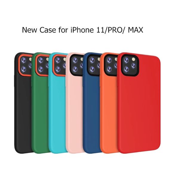 Calssic Liquid Silicone Phone Case для iPhone 11 Pro Max Pure Color Soft Back Cover для Apple 7 8 плюс XR XS 12 Pro 13 14 Pro Max Case