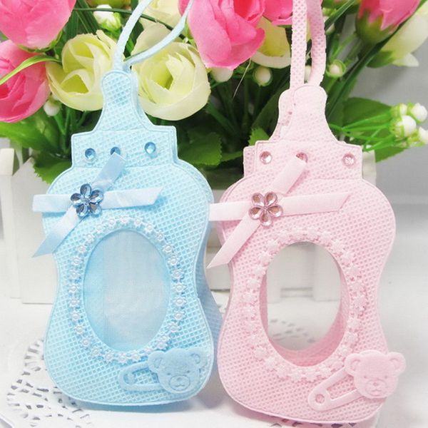 Non Woven Fabric Baby Shower Favor Bag Diy Baby Bottle Candy Bag