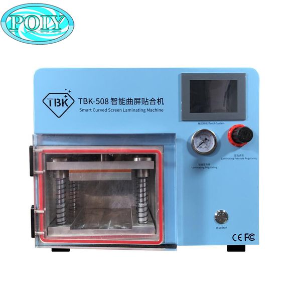 

tbk-508 curved screen laminating and debubble machine lcd edge laminating machines for samcung s6 s7 s8 edge screen with molds