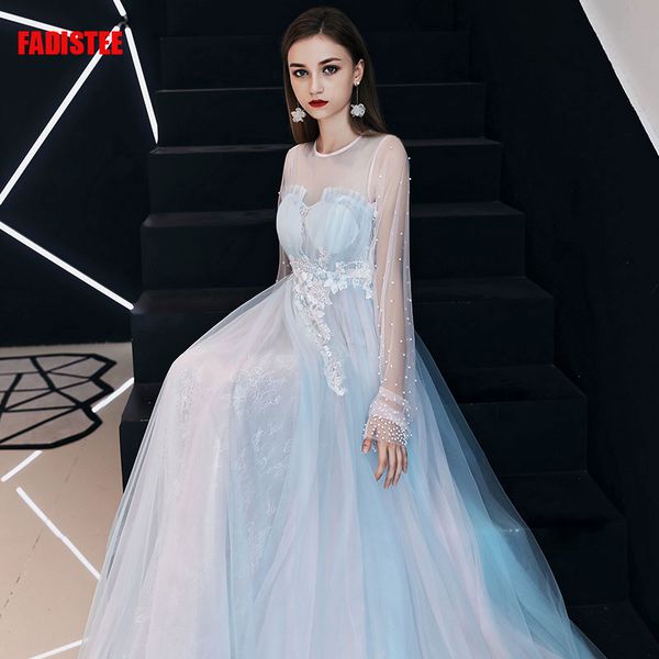 

fadistee new arrival elegant party prom dress vestido de noiva lace evening dresses appliques beads communion dresses long gown, White;black