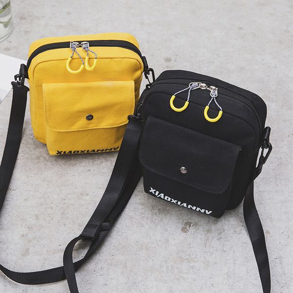 

new women pure color casual tote outdoor bag leisure canvas handbag zipper shoulder bag borsa a tracolla#30
