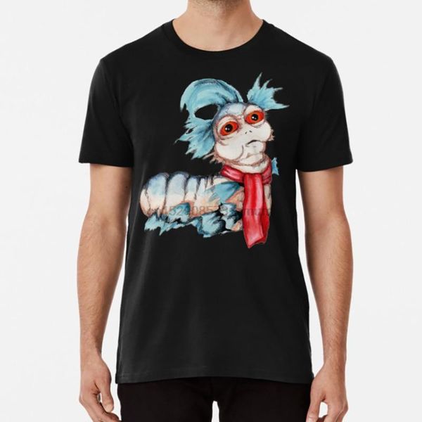 

labyrinth worm t shirt labyrinth work henson puppet movie, White;black