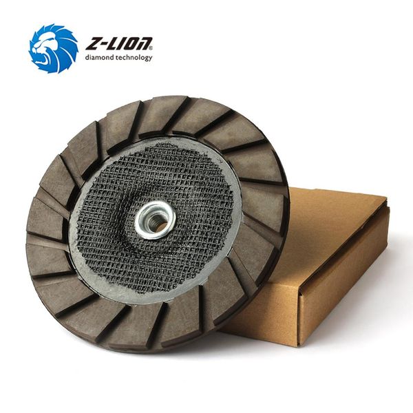 

z-lion 1pc 180mm diamond grinding cup wheel concrete floor sanding pads ceramic bond dry use for stone with m14 5-8-11 thread