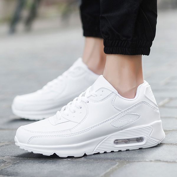 

puamss 2019 new sport shoes women running shoes air cushion outdoor sneakers women pink red walking couple 35-44