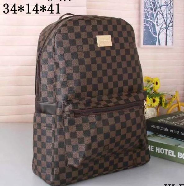 

high-quality men's backpacks bags women fashion pu leather shoulder handbags men travel classic bag