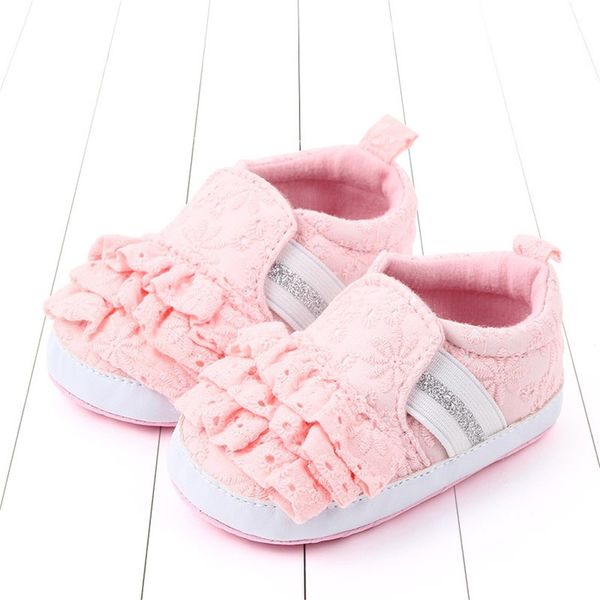 

toddler kid baby girls cute toddler first walk embroidery casual floral shoes anti-slip prewalker baby crib shoes footwear