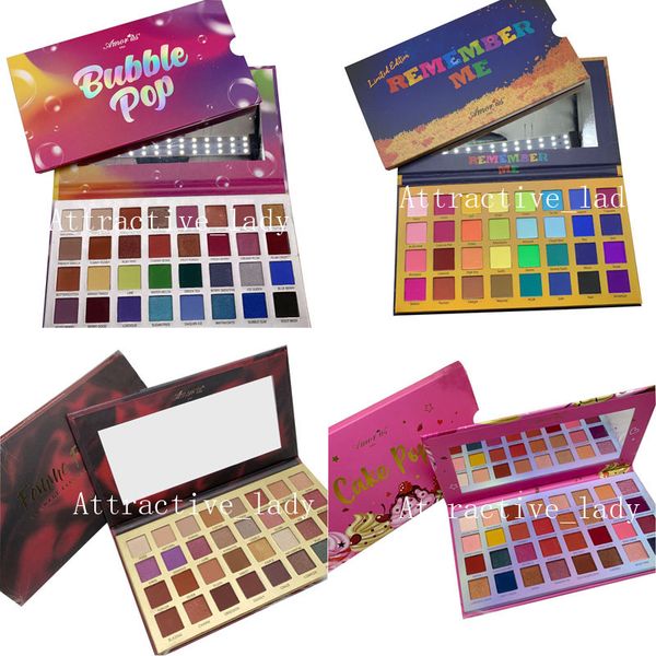 

new makeup amor us 32colors eyeshadow palette remember me bubble pop cake pop famme fatale matte shimmer eye powder palette