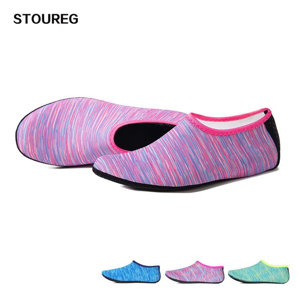 

summer beach socks men aqua shoes beach sandals slippers sport upstream shoes women diving socks