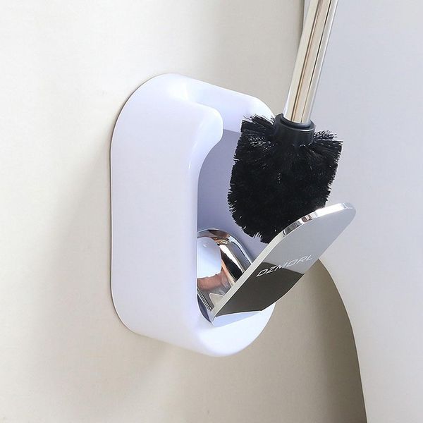 

asypets stainless steel toilet brush home wall-mounted bathroom toilet brush holder set clean tool