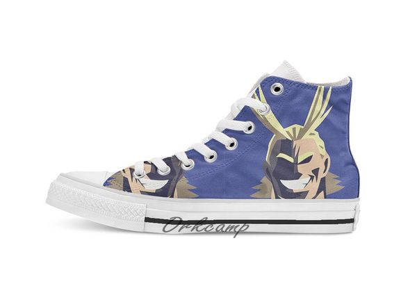 

symbol of peace custom casual high lace-up canvas shoes sneakers drop shipping