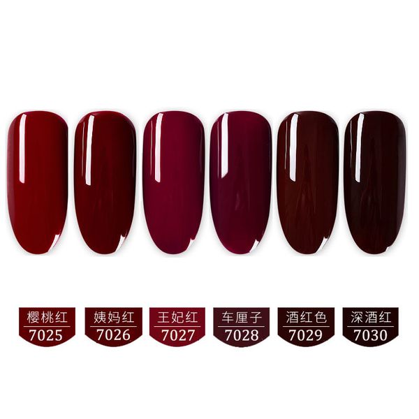 

nail gel art design manicure 152color 7ml soak off enamel polish uv lacquer varnish, Red;pink