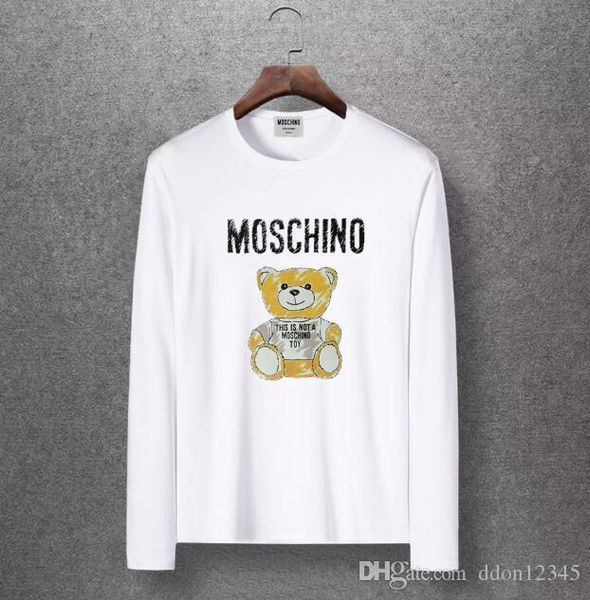 

men autumn wear o collar long sleeve casual cotton bottoming t-shirt metrosexual men pure color slim european style tees#tg60, White;black