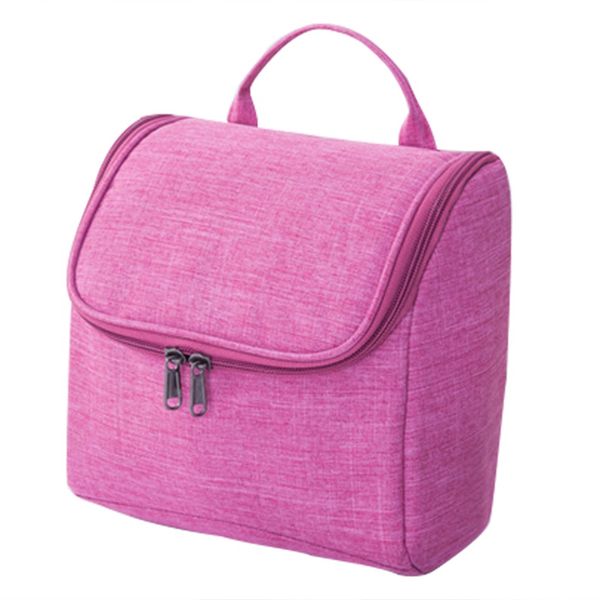 

men women portable waterproof toiletries storage bag durable zipper cosmetic bag organizer container make up case toiletry kit