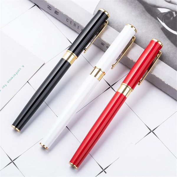 

роскошные высокое качество шариковая ручка подпись pen черный белый красный для металла бизнес офиса школьные принадлежности шариковая ручка, Blue;orange