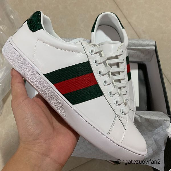 

2020 print luxury designer shoes real leather paris ace embroidered men shoes red bottom designer shoes sneakers for women, Black