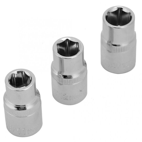 

chrome vanadium steel socket hardware tool 11/12/13mm metric hex socket chrome vanadium steel bolt nut removal tool