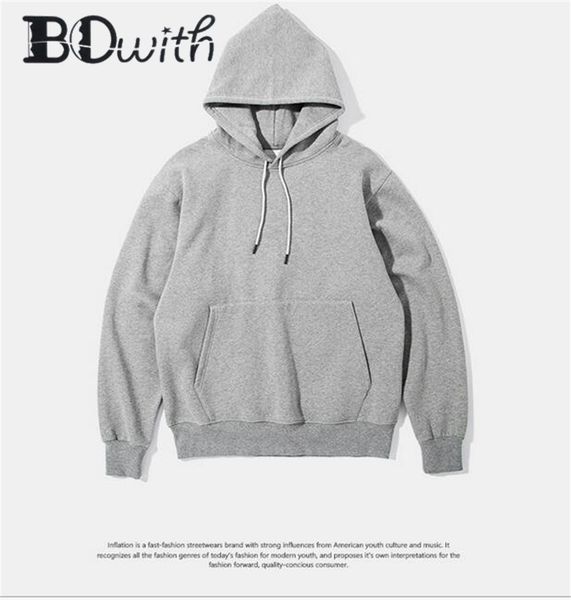 

grey casual long sleeve thickened sweatershirt hoodie pocket hoodies sports suits sweatshirts for men hoodies for men, Black