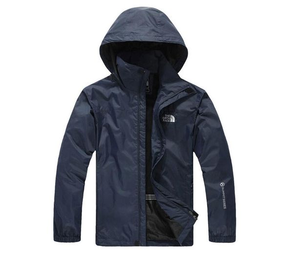 

new 2020 outdoor spring autumn jackets andes the men north waterproof single-layer overalls coat windbreaker face jacket, Black;brown