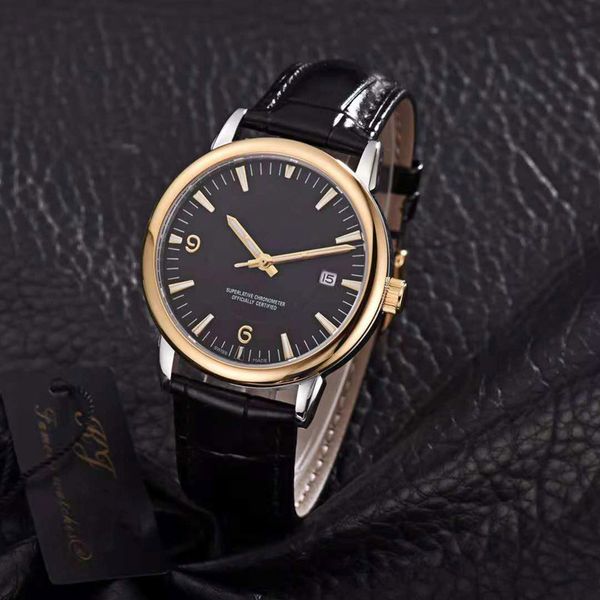

New daitjast luxury watch 8215 Automatic Mechanical Wristwatches Precise meticulous high quality mens watches Wear resistant leather strap