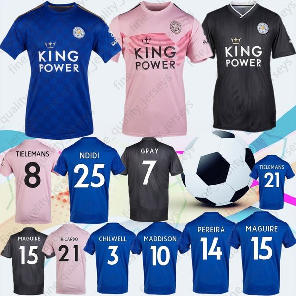 

19/20 New Leicester 2019 2020 City High Quality Men Soccer Jerseys VARDY IHEANACHO MADDISON GRAY MORGAN MAGUIRE Home Away Football Shirt