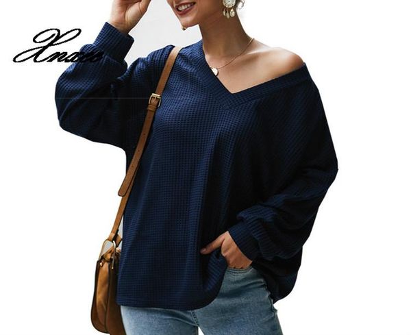

xnxee autumn casual pullovers sweaters women loose v-neck long sleeves solid knitted ladies soft sweaters, White;black