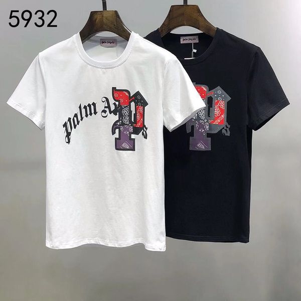 

2020man short sleeve pure cotton t-shirts slim half clothes summer new pattern trend white t-shirt men's2