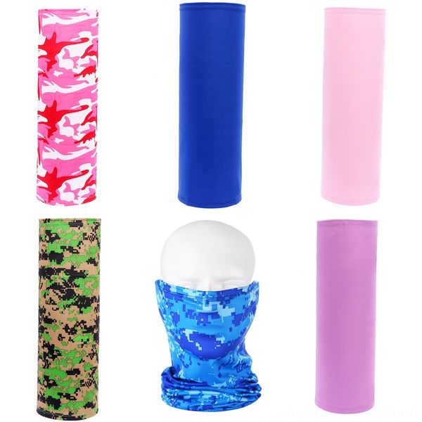 

1za75 windproof reusable sports magic scarf bandana scarf neck warmers mask printing outdoor 3d face mouth mask women washable, Black