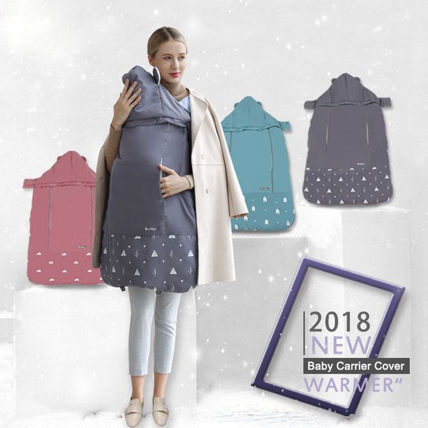 

baby carrier cloak warm cape stroller pram cover wind rain snow proof with velvet lining blanket outdoor necessary autumn winter