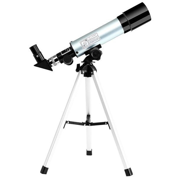 

refraction 360x50 astronomical telescope with portable tripod sky monocular telescopio space observation scope christmas gift