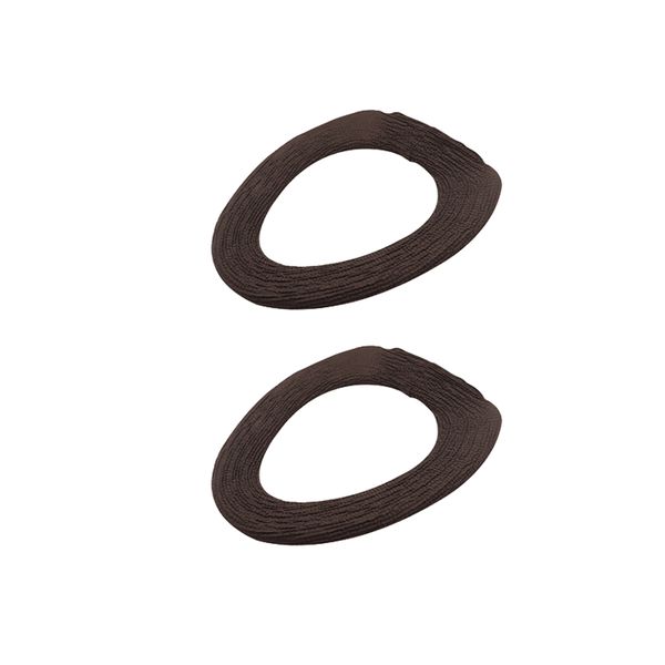 

2pcs coffee soft closestool toilet seats cover pad cushion,machine washed good flexibility