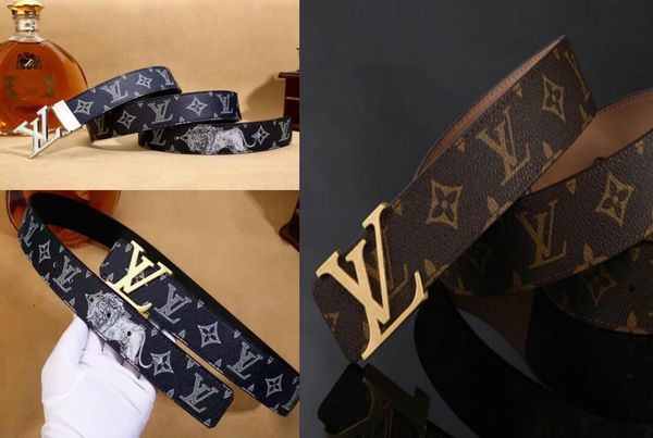 

Новый VV Luxury Высокого Качества Дизайнерский Пояс Мода Тигр Животных Pattern Пара Ремн