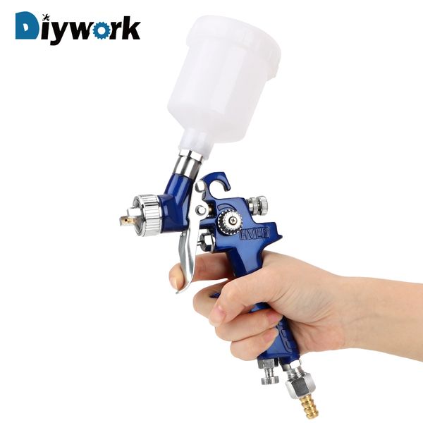 

diywork 0.8mm/1.0mm nozzle pneumatic tool high atomization lacquer gun spray gun manual patch automobile furniture