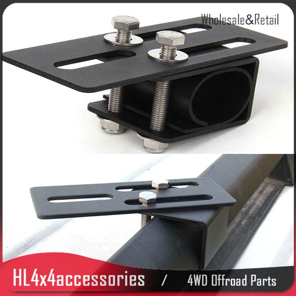 

2pcs car roof rack light bracket crossbar luggage-rack bumper bull bar mounting holder for led light bar work light 4x4 4wd suv