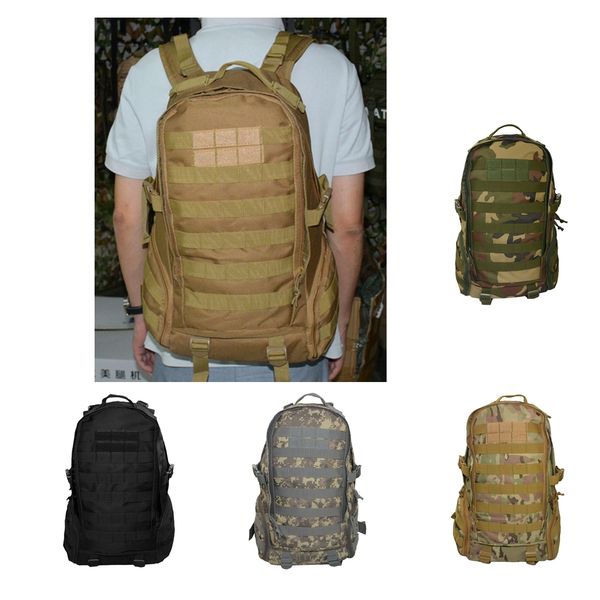 

35l molle backpack hiking bag water resistant large rucksack for traveling campingtrekking & hiking