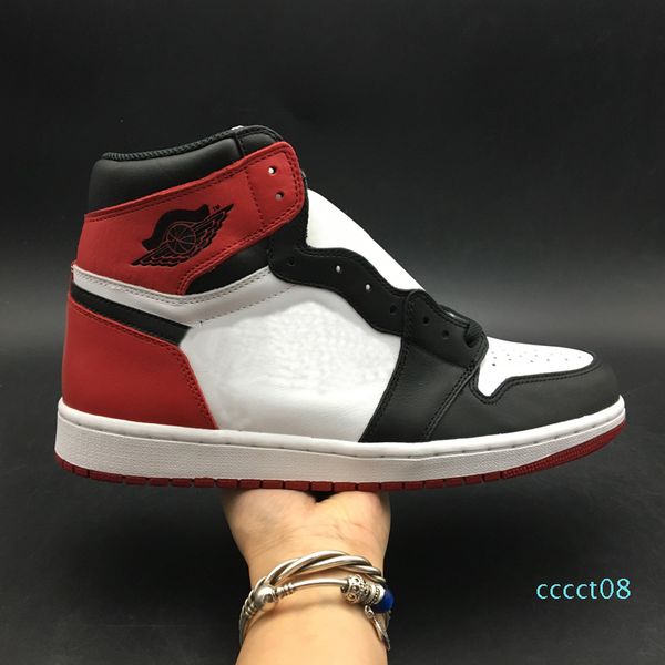 

toe basketball shoe 1 1s black toe red white women mens 2019 outdoor sport sneaker 08ct