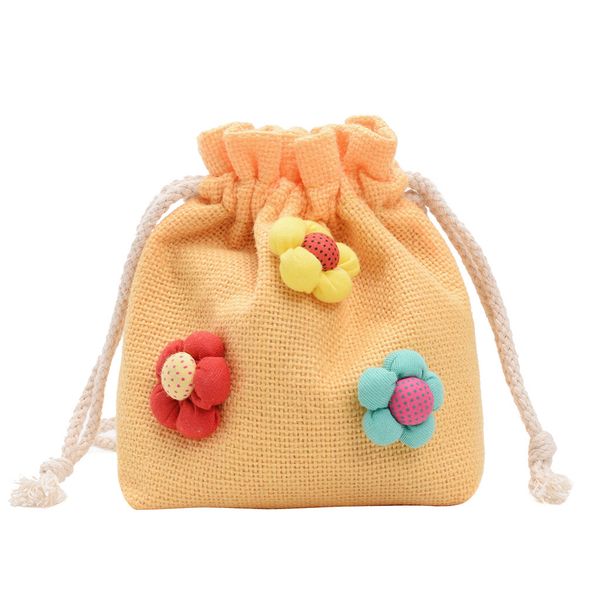 

fashion women children shoulder bag ladies woman candy color flower diagonal messenger bag phone coin bucket bags #0619