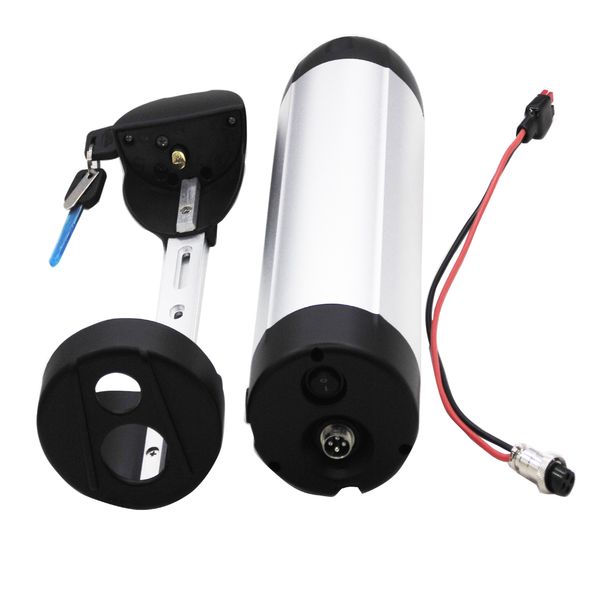 

dolphin ebike battery pack 36v 10ah 12ah 250w down tube lithium battery with 42v 2a charger