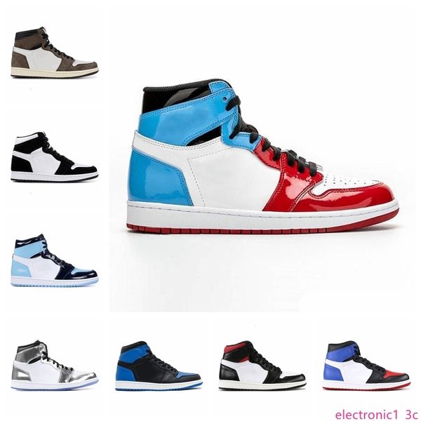 

2019 1s мужских ботинок баскетбола самых популярных high obsidian unc новичок год turbo дизайнер тренеры зеленый черного gym red, Black;green