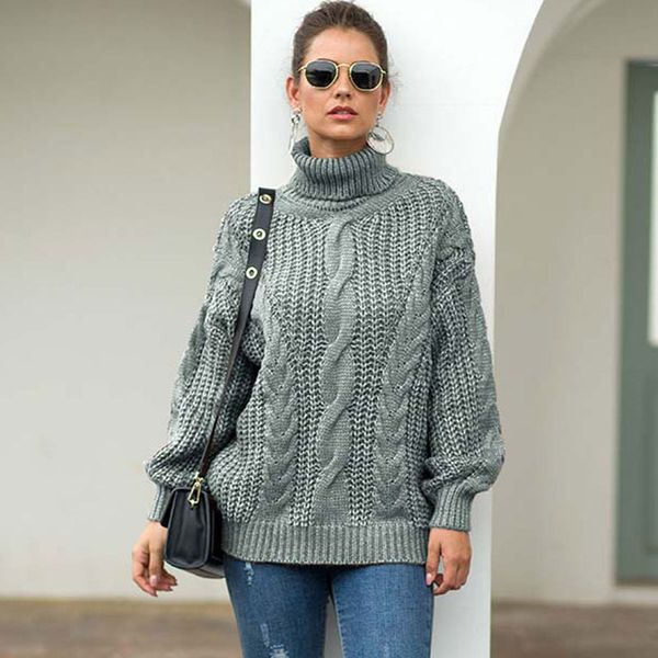 

2019 autumn winter thicken sweater women high neck sweater warm turtleneck ladies female knitted pullover, White;black