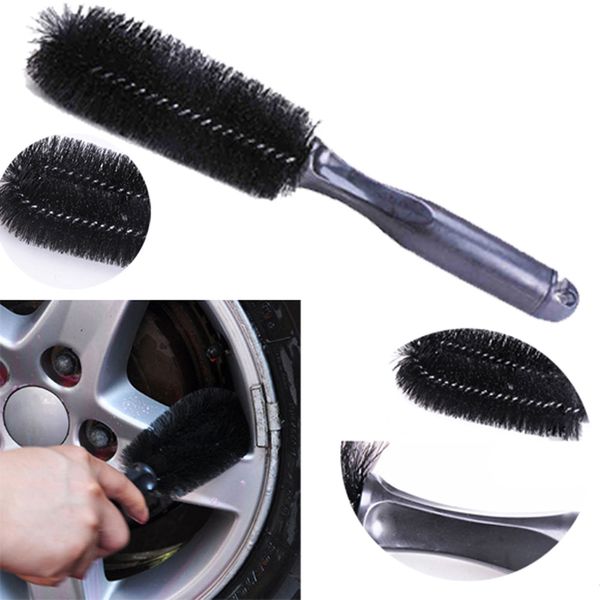 

car brush vehicle motorcycle wheel tire rim pvc scrub brush washing cleaning tool cleaner limpieza coche 35cm