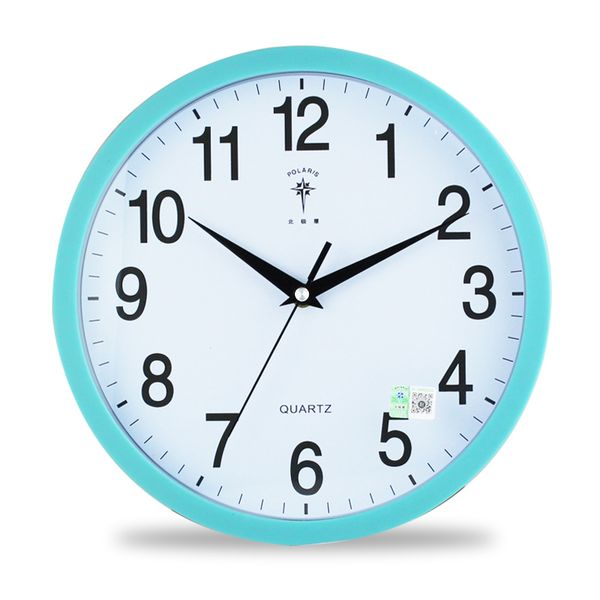 

blue wall clock modern design kitchen living room creative clock secret hiding quartz home watch bedroom oclock office sc074