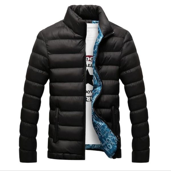 

new winter jackets parka men autumn winter warm outwear brand slim mens coats casual windbreaker quality jackets men m-6xl, Black